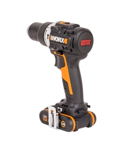 Купить Ударная аккумуляторная дрель-шуруповерт WORX 60 Нм, 20 В, бесщеточная, 2 Ач x 2, ЗУ 2 А, кейс WX352  в E-mobi