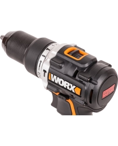 Купить Ударная аккумуляторная дрель-шуруповерт WORX 60 Нм, 20 В, бесщеточная, 2 Ач x 2, ЗУ 2 А, кейс WX352  в E-mobi