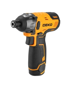 Купить Аккумуляторный ударный винтоверт DEKO DKIS12-Li, с быстрозажимным патроном, 12В, 2*1.5Ач, в кейсе 063-4390  в E-mobi