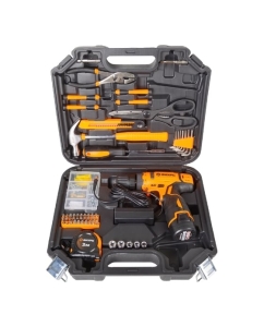 Купить Аккумуляторная дрель-шуруповерт Вихрь ДА-12Л-2КН с набором инструментов 72/14/35  в E-mobi