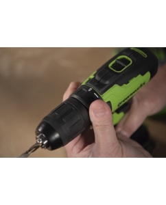 Купить Аккумуляторная дрель-шуруповерт GreenWorks GD24DD35 3704007  в E-mobi