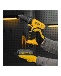 Купить Аккумуляторная дрель-шуруповерт DENZEL CDL-IB-18-02 26113, Li-Ion  в E-mobi