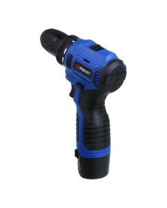 Купить Дрель-шуруповерт аккумуляторный РОКОТ бесщеточный, 12В, 2 Ач, 0-400/0-1400 об/мин, 38 Нм 691-044  в E-mobi