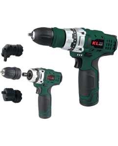 Купить Профессиональный аккумуляторный шуруповерт KLPRO KLNM1020S с 3-мя сменными насадками 10.8 v / 2.0 ah 13984 в E-mobi