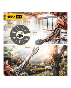 Купить Аккумуляторная дрель-шуруповерт Kolner 18V UNI-M, BL, 34/15 Нм, Коlner KDD 18BL 8020100550  в E-mobi
