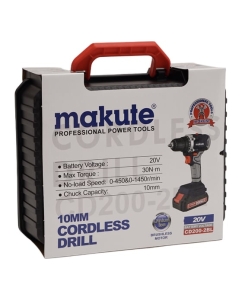 Купить Дрель-шуруповерт аккумуляторная Makute (20В, 30Нм) CD200-2BL  в E-mobi