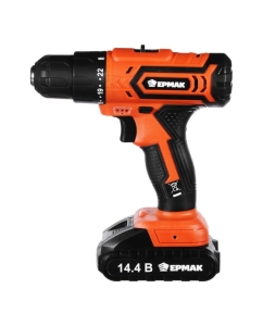 Купить Аккумуляторная дрель-шуруповерт ЕРМАК ДША-14.4-2 646-324  в E-mobi