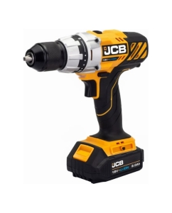 Купить Аккумуляторная дрель-шуруповерт JCB (-18DD-B-E) 18 В, 45 Нм, ЗУ (-18VFC-E) 2.4 A, аккум. батаеря (-20LI-E) 2.0AH -18DD-2X-E(57237) JCB-18DD-2X-E(57237) в E-mobi