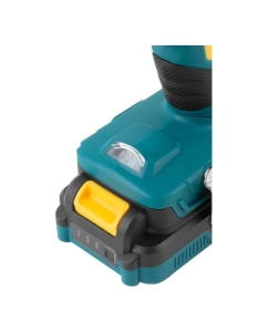 Купить Аккумуляторная дрель-шуруповерт FIT 20,0 В, 0-400/1400 об/мин, 50,0 Нм, 2 Li-Ion 2,0 Ач, 1,5 ч, бесщеточный, резкий наклон, кейс 80130  в E-mobi