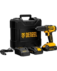 Купить Аккумуляторная ударная дрель-шуруповерт Denzel cid-18-02bm, li-ion, 18 в, 2 акк. 26135 в E-mobi