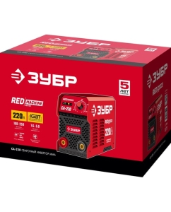 Купить Инверторный сварочный аппарат Зубр 220 А, СА-220  в E-mobi