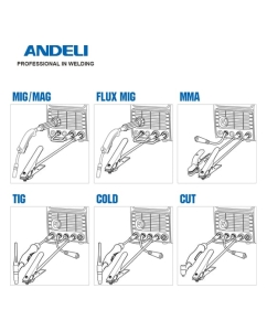 Купить Сварочный аппарат ANDELI mct-520 dpl pro 6 в 1 ADL20-603  в E-mobi