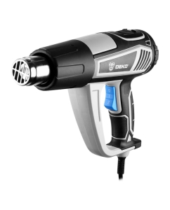 Купить Фен строительный DEKO HG2500 PRO в кейсе, с LCD дисплеем, 2500 Вт 085-1131  в E-mobi