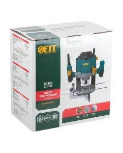 Купить Фрезер FIT 1800 Вт, 6000-22000 об/мин, 8/12 мм, 40 мм, 5,5 кг, быстрая смена щеток, коробка 80596  в E-mobi