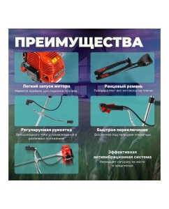 Купить Мотокоса ECO GTP-255 Power Plus EC1551-5  в E-mobi