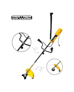 Купить Электротриммер PARTNER FOR GARDEN ЕТ 2800, 2800 Вт, нож 3Т, леска и нож, разборный вал, велосипедная ручка 4986 в E-mobi