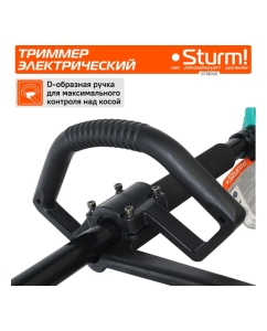 Купить Электротриммер Sturm 1800 Вт, метал. вал, D-образная рукоятка, нож/леска GT1800D  в E-mobi