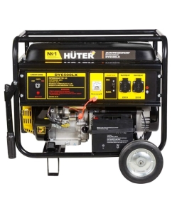 Купить Электрогенератор Huter DY6500LX с колёсами и аккумулятором 64/1/15  в E-mobi