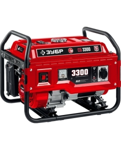 Купить Бензиновый генератор ЗУБР 3300 Вт СБ-3300 в E-mobi