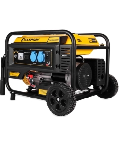 Купить Генератор Champion GG3200EW (3,2/3,5кВт OHV 7,5лс 15л 48кг эл.старт колеса) в E-mobi
