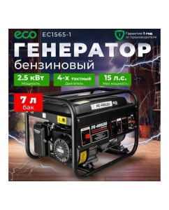 Купить Бензиновый генератор ECO PE-4001RS Black Edition EC1565-1  в E-mobi