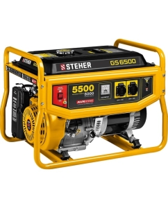 Купить Бензиновый генератор STEHER 5500 Вт GS-6500 в E-mobi