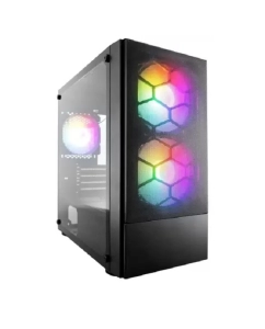 Купить Корпус компьютерный 1stPlayer FIREBASE X4-M (X4-M-BK-2F1P-1F1) Black в E-mobi