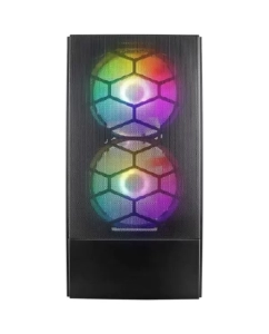 Купить Корпус компьютерный 1stPlayer FIREBASE X4-M (X4-M-BK-2F1P-1F1) Black  в E-mobi