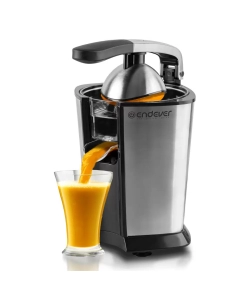 Купить Соковыжималка для цитрусовых Endever Sigma-69 серебристая, черная в E-mobi