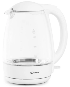 Купить Чайник электрический Candy CK-300 1.8 л прозрачный, белый  в E-mobi