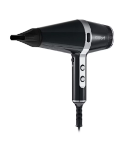 Купить Фен Kitfort КТ-3256 2200 Вт черный, серебристый в E-mobi