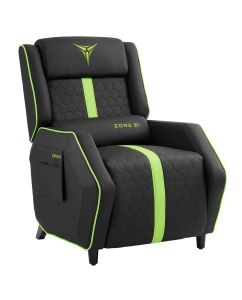 Купить Софа компьютерная игровая ZONE 51 RIDER Black-Green в E-mobi