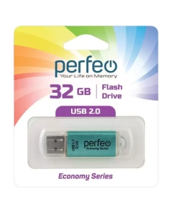 Купить Флешка Perfeo E01 32ГБ Green (PF-E01G032ES) в E-mobi