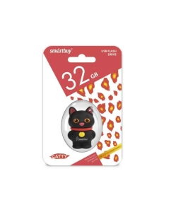 Купить Флешка SmartBuy Wild 32ГБ Black (SB32GBCatK)  в E-mobi