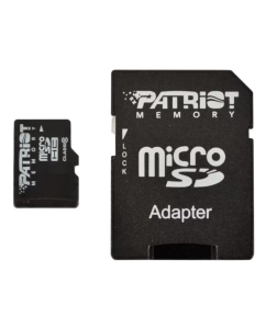 Купить Карта памяти PATRIOT Micro SDHC 16Гб (PSF16GMCSDHC10) в E-mobi