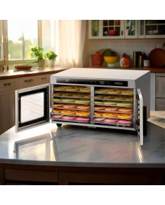 Купить Сушилка для овощей и фруктов Kitfort KT-4935 серебристый; черный  в E-mobi