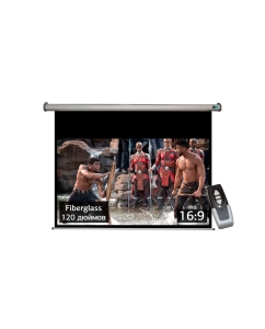 Купить Экран Cinema S-OK SCPSM-266x150FG-GR-ED60 Pro 120-- 16:9 , моториз. серый в E-mobi