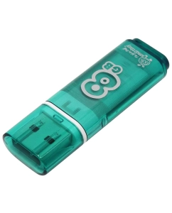 Купить Флешка SmartBuy Glossy 8ГБ Green (SB8GBGS-G) в E-mobi