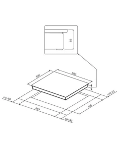 Купить Встраиваемая варочная панель индукционная Graude IK 60.2 BW белый  в E-mobi