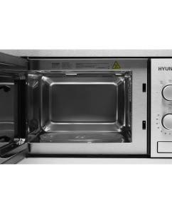 Купить Встраиваемая микроволновая печь HYUNDAI HBW 2030 IX серебристый  в E-mobi