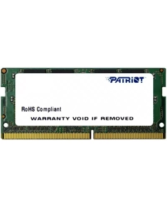 Купить Оперативная память Patriot 8Gb DDR4 2400MHz SO-DIMM (PSD48G240081S) в E-mobi