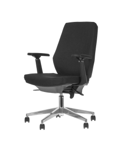 Купить Кресло БЮРОКРАТ CH-545/LUX, на колесиках, ткань, черный [ch-545/lux/418-black] в E-mobi