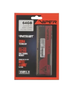 Купить Оперативная память PATRIOT (1609209), DDR4 2x32Gb, 3200MHz  в E-mobi