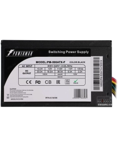 Купить Блок питания Powerman 500W (PM-500ATX-F)  в E-mobi