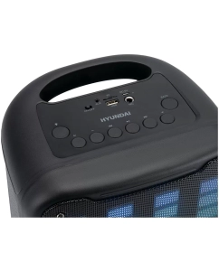 Купить Минисистема Hyundai H-MC1204, черный 10Вт/FM/USB/BT/micro SD  в E-mobi