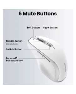 Купить Беспроводная мышь uGreen MU101 белый, серый (15805_)  в E-mobi