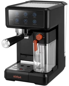 Купить Рожковая кофеварка Kitfort КТ-7554 черный в E-mobi