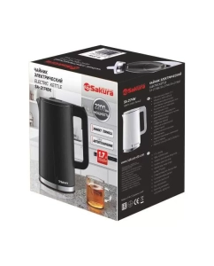Купить Чайник электрический SAKURA SA-2174BK 1.7 л черный  в E-mobi