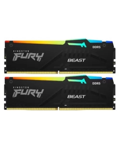 Купить Оперативная память Kingston Fury Beast Black KF560C36BBEAK2-64 DDR5 - 2x 32ГБ 6000МГц, DI в E-mobi