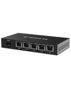 Купить Wi-Fi роутер Ubiquiti ER-X-SFP (EU) EdgeRouter X, 6-Port, PoE, SFP Black в E-mobi
